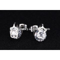 Fashion Jewelry Simple Bear Titanium Fancy Stud Earrings for Ladies ZZE001